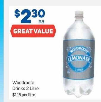 Foodland Woodroofe drinks 2 litre offer