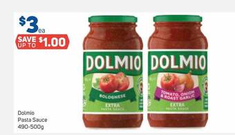 Foodland Dolmio pasta sauce 490-500g offer