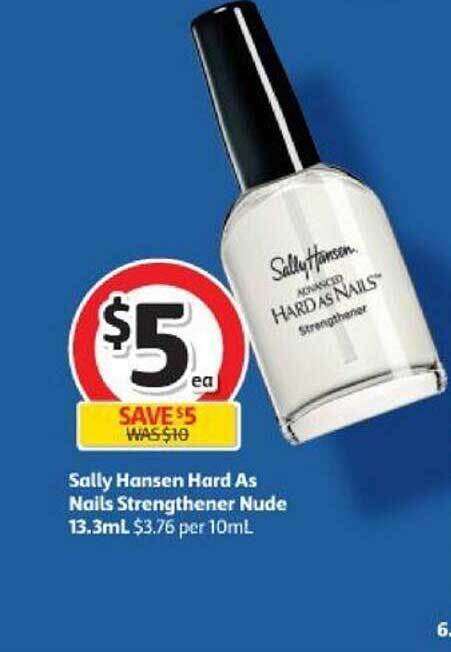 Sally hansen hard as nails strengthener nude offer at Coles Sally hansen hard as nails strengthener nude offer at Coles