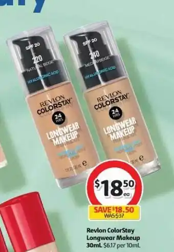 Coles Revlon colorstay longwear makeup offer