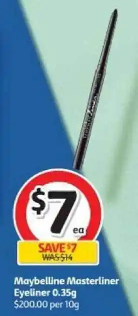 Coles Maybelline masterliner eyeliner offer