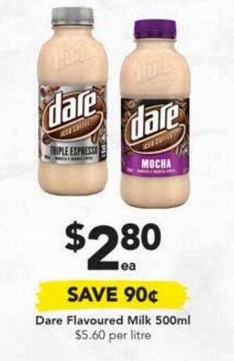 Drakes Dare flavoured milk offer