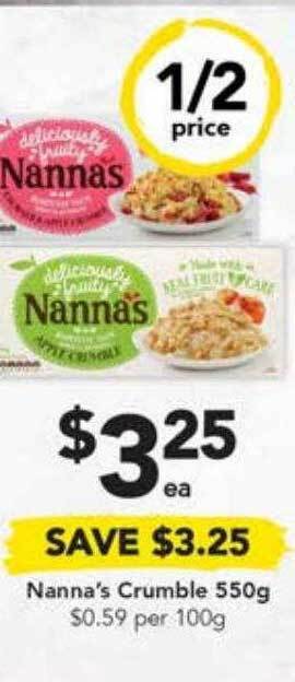 Drakes Nanna's crumble offer