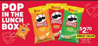 Drakes Pringles minis offer