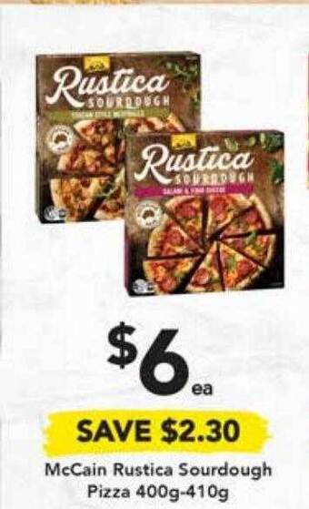 Drakes Mccain rustica sourdough pizza offer