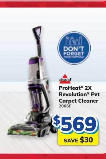 Bi-Rite Bissell proheat 2x revolution pet carpet cleaner offer