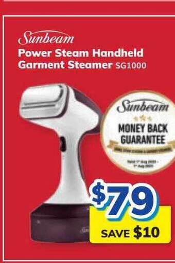 sunbeam power steam sg1000 harvey norman