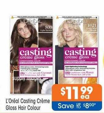 Good Price Pharmacy L'oréal casting crème gloss hair colour offer