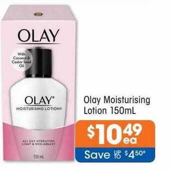 Good Price Pharmacy Olay moisturising lotion offer