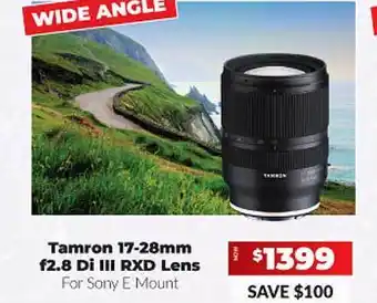 Camera House Tamron 17-28mm di iii rxd lens offer