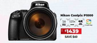 Camera House Nikon coolpix p1000 offer