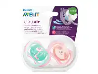 Woolworths Avent Ultra Air Soother Pk 2 offer