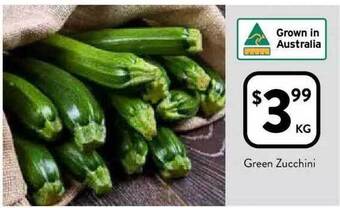 Foodworks Green zucchini offer