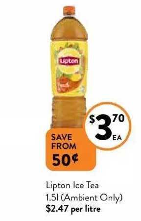 Foodworks Lipton ice tea offer