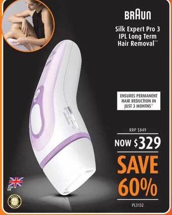 Shaver Shop Braun silk expert pro 3 ipl long term hair removal offer