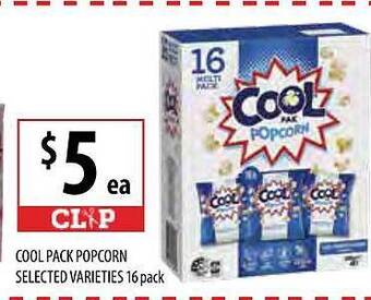Supabarn Cool pack popcorn offer