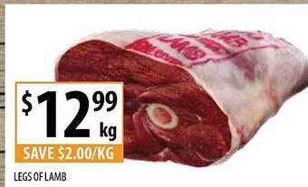 Supabarn Legs of lamb offer