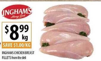 Supabarn Inghams chicken breast fillets offer