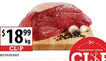 Supabarn Beef topside roast offer