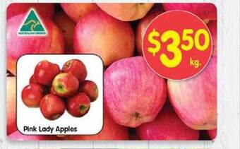Spar Pink lady apples offer