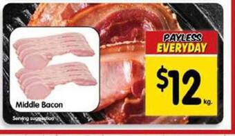 Spar Middle bacon offer