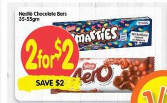 Spar Nestle chocolate bars 35-55gm offer
