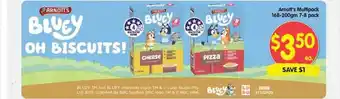Spar Arnott's multipack 168-200gm offer