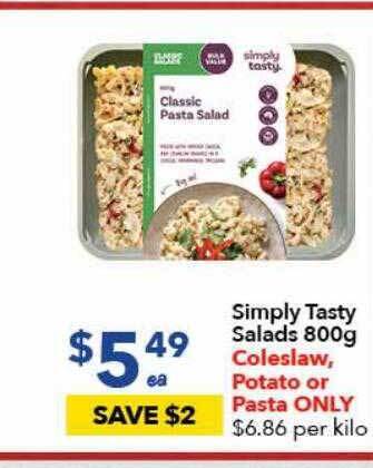 Simply tasty salads 800g