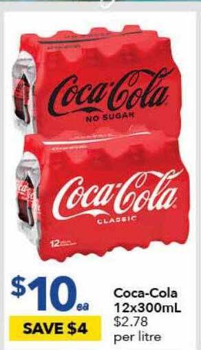 Ritchies Coca-cola 12x300ml offer