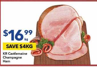 Kr castlemaine champagne ham