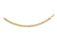 Bevilles Jewellery 9ct Yellow Gold Silver Filled Curb Bracelet offer