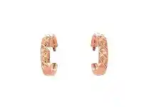 Bevilles Jewellery Stainless Steel Rose Hoop Earrings-25mm offer