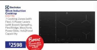 Retravision Electrolux 90cm induction cooktop offer