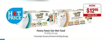 Fancy Feast Sat Wet Food 12x85g