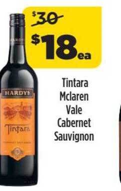 Liquorland Tintara mclaren vale cabernet sauvignon offer