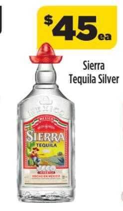 Liquorland Sierra tequila silver offer