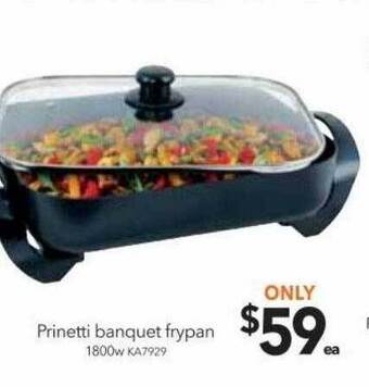 Cheap as Chips Prinetti banquet frypan 1800w ka7929 offer