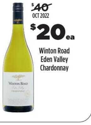 Liquorland Winton road eden valley chardonnay offer