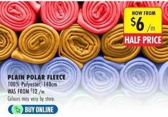 Plain polar fleece