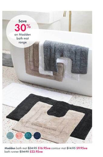 Pillow Talk Madden bath mat offer