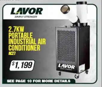 Burson Auto Parts Lavor 2.7 portable industrial air conditioner offer