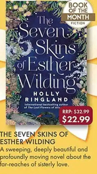 QBD The seven skins of esther wilding offer