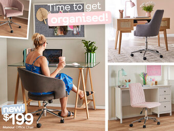 Fantastic Furniture Moncur Office Chair offer