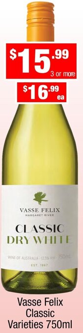 Vasse Felix Classic Varieties 750ml
