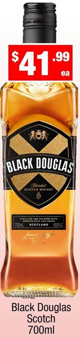 Liquor Stax Black Douglas Scotch 700ml offer