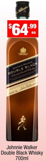 Liquor Stax Johnnie Walker Double Black Whisky 700ml offer