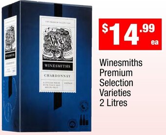 Liquor Stax Winesmiths Premium Selection Varieties 2 Litres offer
