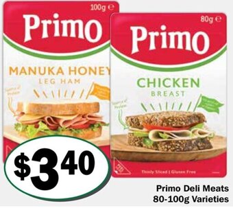 Friendly Grocer Primo Deli Meats 80-100g Varieties offer