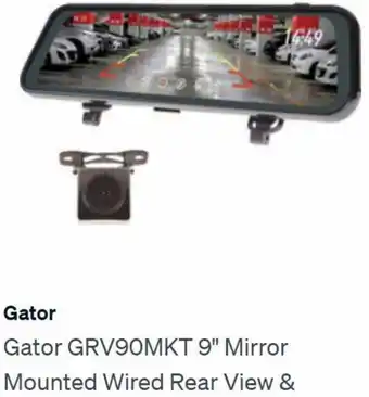 SuperCheap Auto Gator GRV90MKT 9" Mirror Mounted Wired Rear View & offer