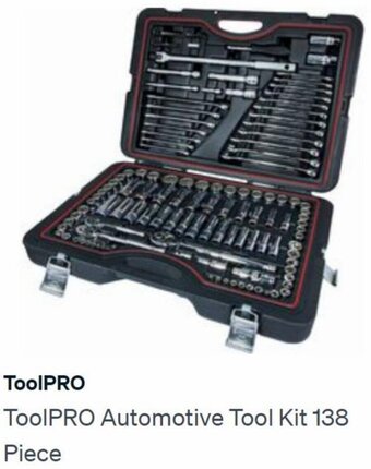 SuperCheap Auto ToolPRO Automotive Tool Kit 138 Piece offer